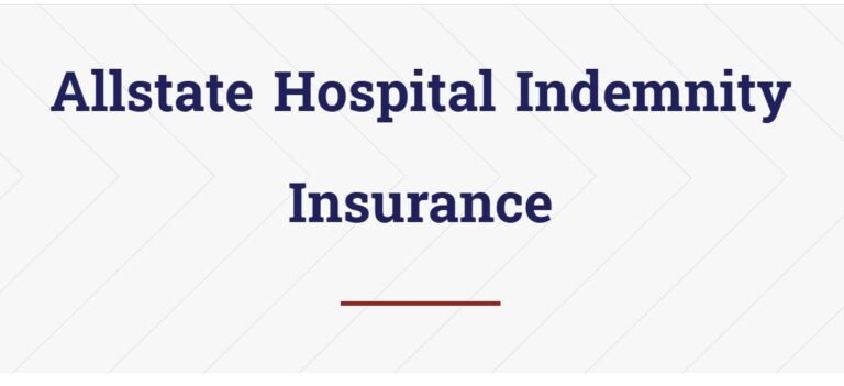 hospital indemnity insurance Allstate