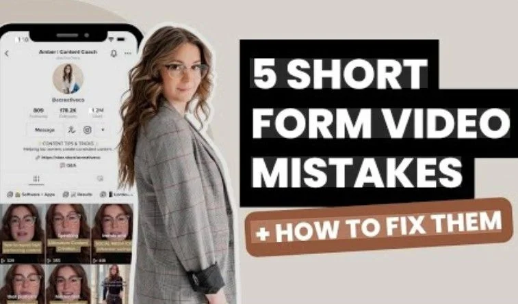 Mistakes in Short Form Content Creation